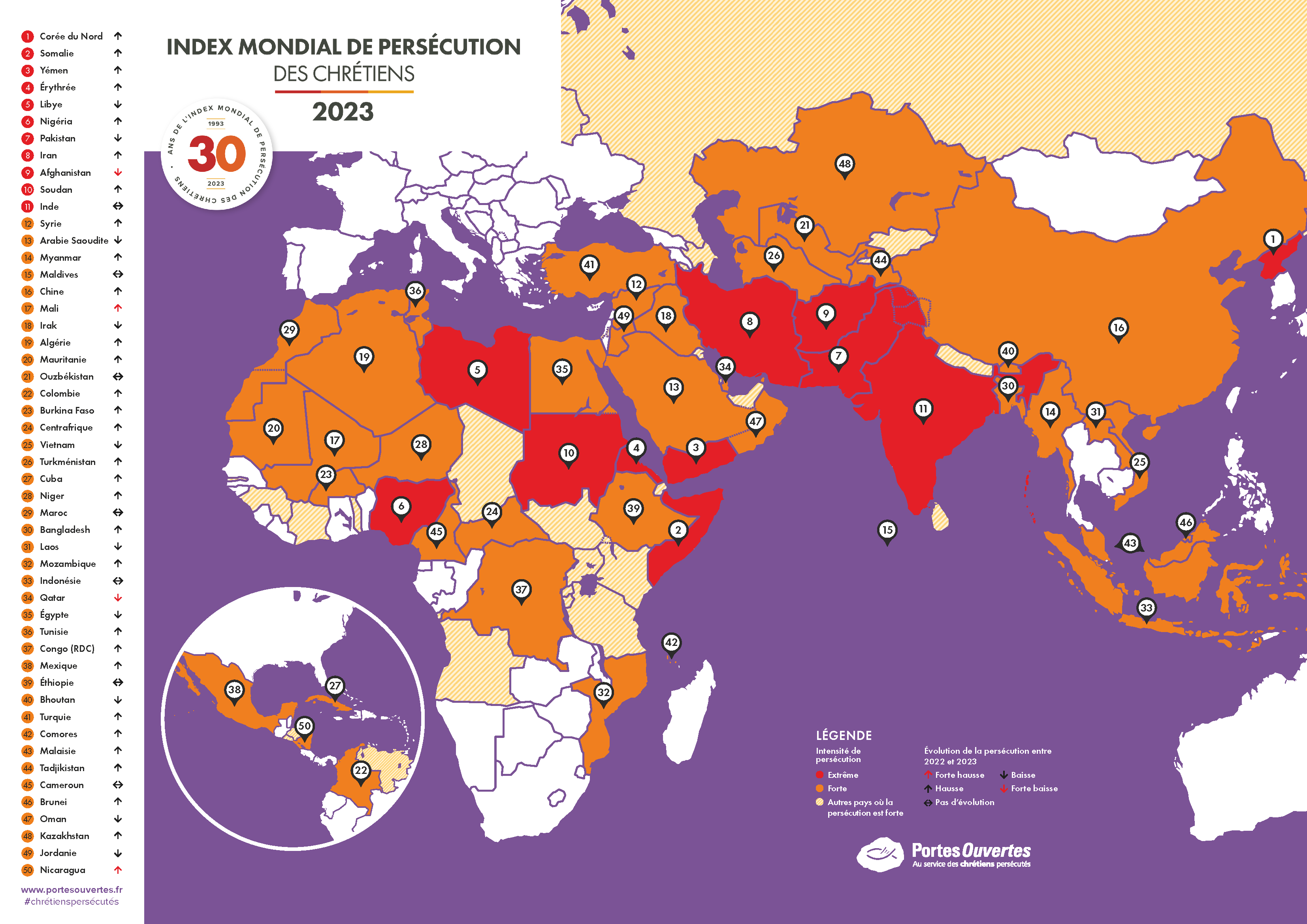 Index 2023 – Carte