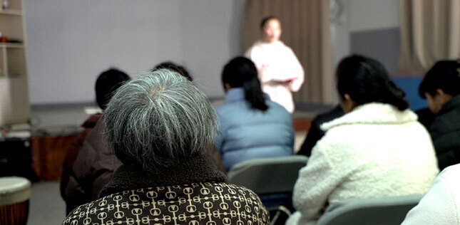 Réunion chrétienne en Chine (photo d’illustration)
